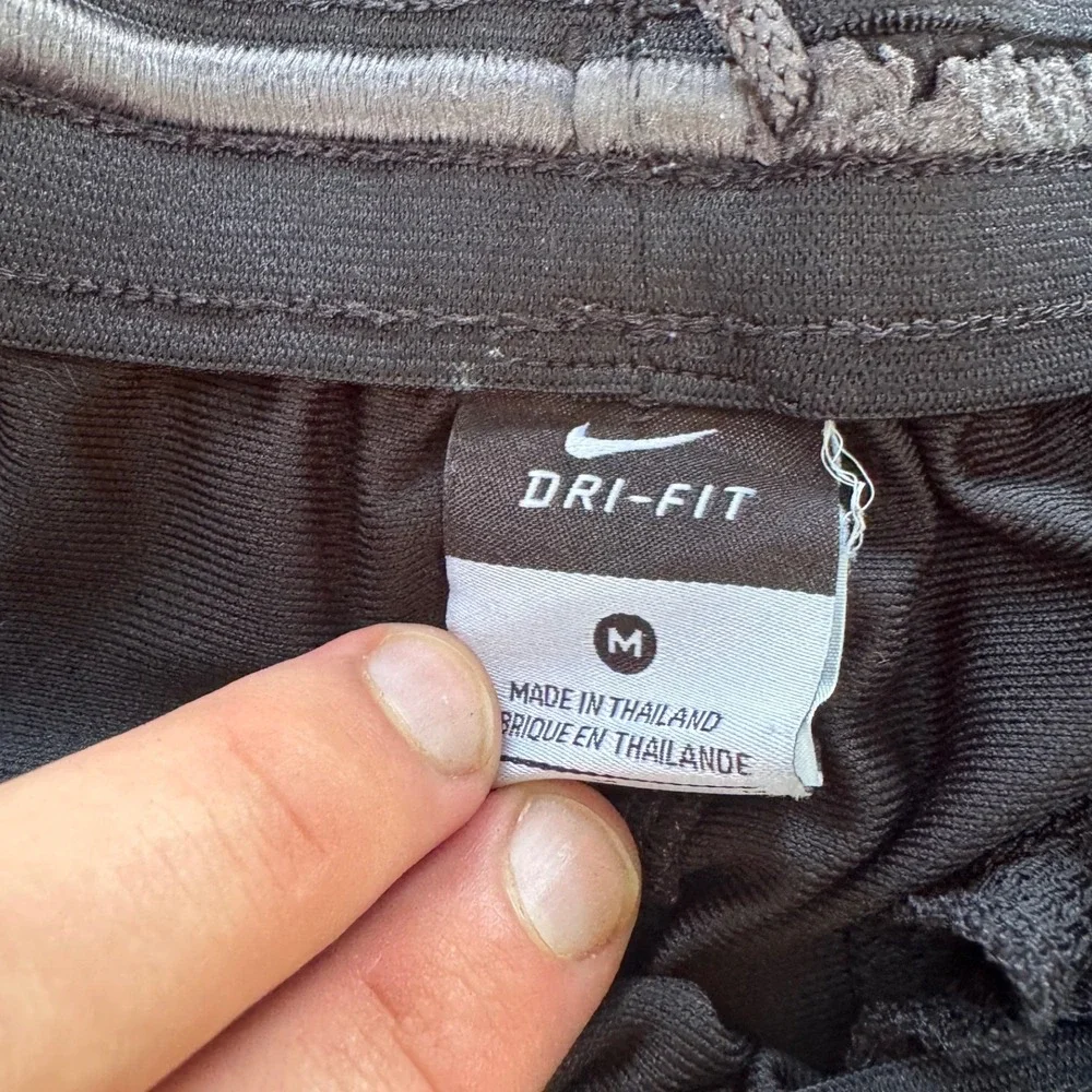 Nike Mens KD Kevin Durant Dri-FIT Basketball Shorts Black Silver Medium